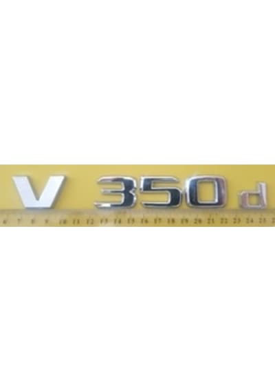 Mercedes Uyumlu Yazı V350d Krom