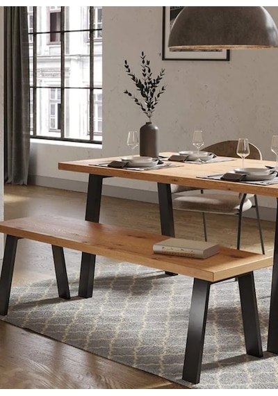 Wood İdea 45 Cm Metal Bench-bank-sehpa-orta Sehpa Ayağı 2 Adet Ay