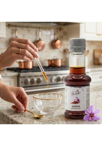 Safran Aroması 40 Gr Gıda Aroması Tatlı, İçecek Ve Pastacılık İçin