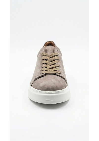 Bej-beyaz Süet Hakiki Deri Sneaker Ayakkabı 632.2501