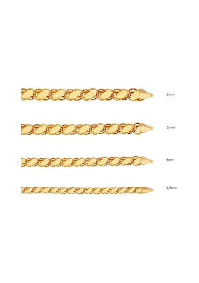 Pullu Bileklik 3 Mm 14 Ayar Altın Altın
