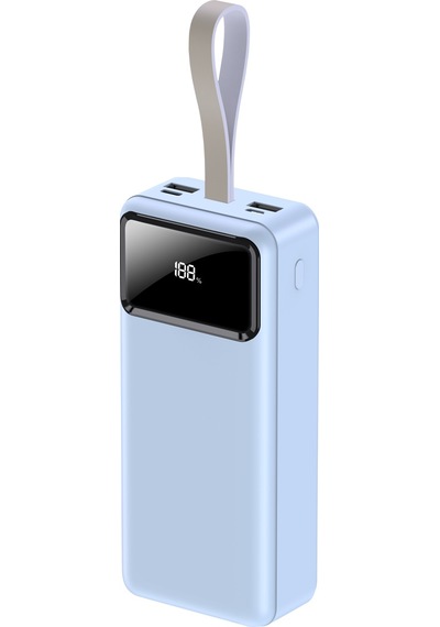 Ix-pb028 30.000 Mah Dijital Göstergeli Powerbank Taşınabilir Şarj Cihazı - Beyaz