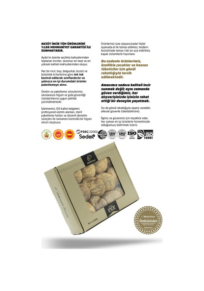 Kuru İncir Protoben Dizim 500g Aydın İnciri Ab Coğrafi İşaretli 500 G