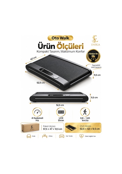 Business Oturarak Mini Yürüme Bandı Ayak Ve Bacak Egzersiz Cihazı 4 Kademeli Lcd Ekranlı Uzaktan Kumandalı Masa Altı Ev Ofis