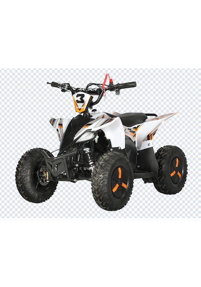 Arora Blade Elektrikli Atv 1000w 48v12ah 25 Km/h Çift Disk Fren 30-40 Km Menzil 4 Teker Elektrikli Atv Beyaz