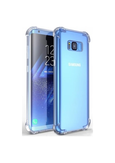 Samsung Uyumlu Galaxy S8 Plus Kılıf Antishock Ultra Koruma Şeffaf