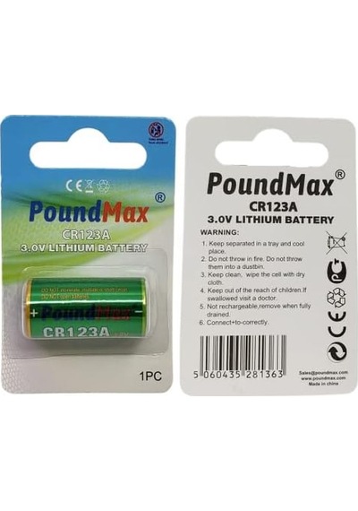 Cr123a 3 V Dl123a / El123a / Cr123a / Cr17345 Cr123 Lityum-iyon Fotoğraf Pili