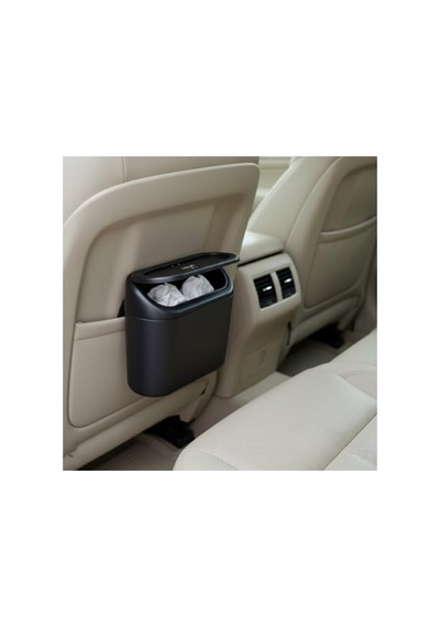 Araç İçi Asılabilir Mini Çöp Kovası, Otomatik Kapaklı 6998