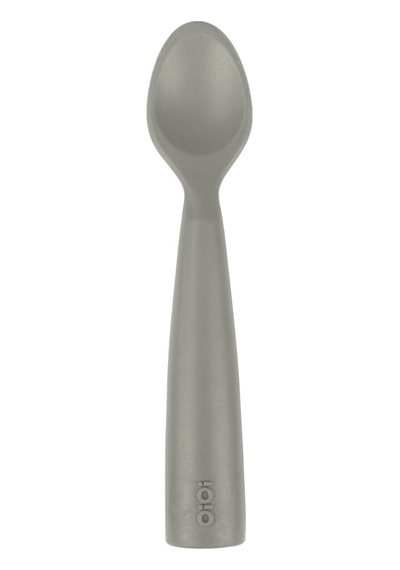 Oioi Nam Nam Silikon Mama Kaşığı Powder Grey Koyu Gri