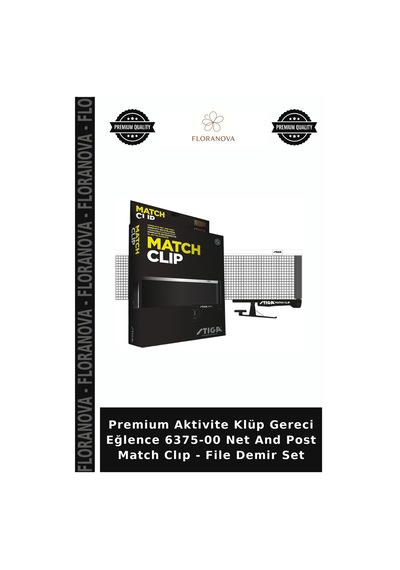 Premium Aktivite Klüp Gereci Eğlence 6375-00 Net And Post Match Clıp - File Demir Set Belirtilmemiş