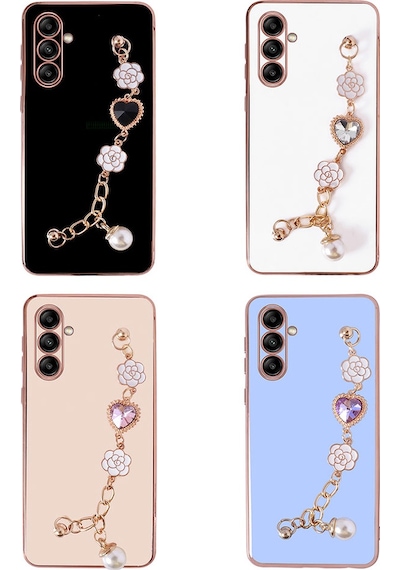 Samsung Uyumlu Galaxy A13 5g Kılıf El Tutamaçlı Kamera Korumalı Zore Taka Silikon Kapak Mor