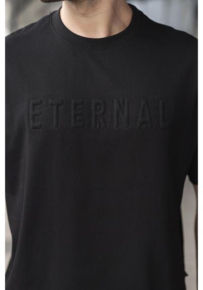 Siyah Erkek Şort T-shirt Takım E7347