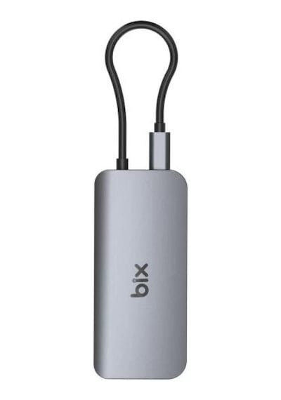 Bix BX10HB PRO Type-C Kart Okuyucu 4K 60Hz HDMI Ggabit Ethernet USB 3.2 PD Dönüştürücü