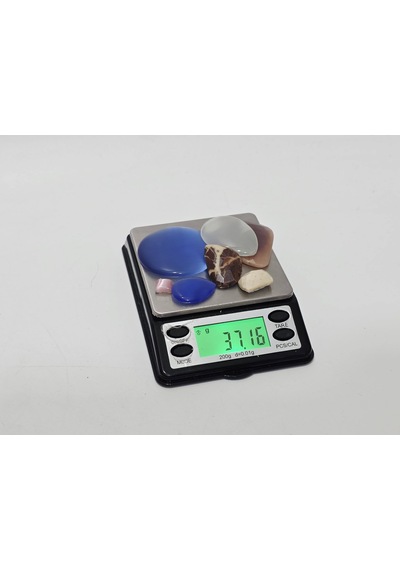 Kabaşon Kesim Kuvars Doğal Taş 37 Gram Lot 23