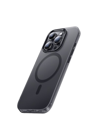 Apple Uyumlu iPhone 15 Pro Kılıf Magsafe Şarj Özellikli Benks Lucid Armor Kapak Siyah