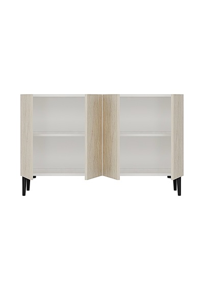 Ka1299bt Aplos Konsol Ve Tv Sehpası Beyaz-traverten 120cm