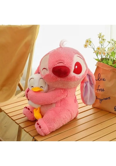 Lilo Ve Stitch Peluş Oyuncak 30 Cm Pembe