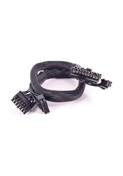 60 cm 14+10 pin 24 pin güç kaynağı kablosu 20+4 pin psu güç kaynağı kablosu 24 pin 10 pin 14 pin çevirici