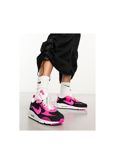 Nike Air Max 90 Futura Kadın Spor Ayakkabı Siyah Siyah
