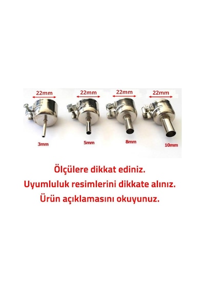 Best 878d 898d için 4 Adet Hava Üfleme Nozul Başlık 3-5-8-10mm Best 878d 898d için 4 Adet Hava Üfleme Nozul Başlık 3-5-8-10mm