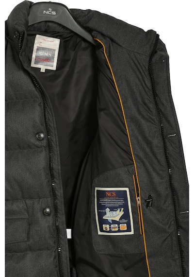 Erkek Antrasit Kapüşon'Lu Termo Dolumlu Su Ve Rüzgar Itici Yandan Fermuarlı Slim Fit Mont Ncs Jeans 4991-Antrasit Erkek Antrasit Kapüşon'Lu Termo Dolumlu Su Ve Rüzgar Itici Yandan Fermuarlı Slim Fit Mont Ncs Jeans 4991-Antrasit