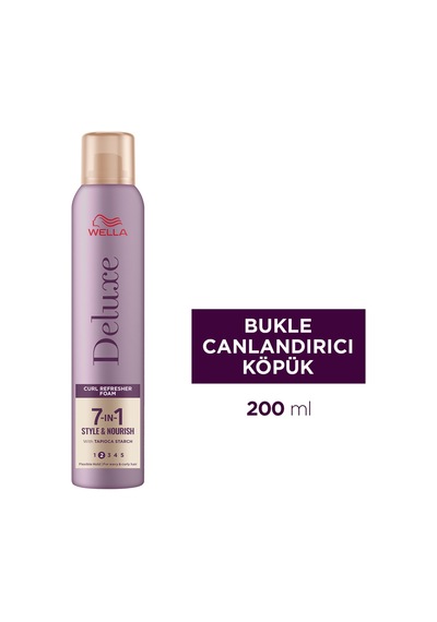 Wella Deluxe Bukle Canlandırıcı Köpük 200 Ml