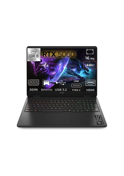 Hp Omen 16-AM0033NT C39J7EA-K30 i9-14900HX 48 GB 2 TB SSD 8 GB RTX 5060 16" W11P Wuxga Dizüstü Bilgisayar