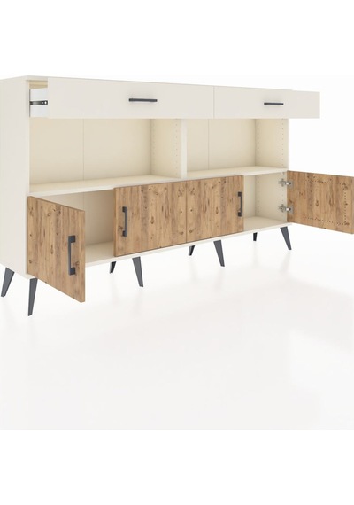 Arges Konsol 2 Raflı 2 Çekmeceli 4 Kapaklı 176x30x99 Aytaşı-çam/a Aytaşı-çam/aytaşı Arges Konsol 2 Raflı 2 Çekmeceli 4 Kapaklı 176x30x99 Aytaşı-çam/a Aytaşı-çam/aytaşı
