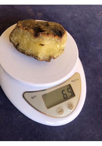 Baltık Doğal Kaya Damla Kehribar Faturalı 65 Gram - Kaya Damla Ke