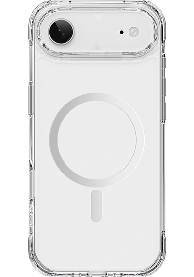 Apple Uyumlu iPhone 17 Air Kılıf M-safe Şarj Özellikli Wiwu Mcc-702 Titanyum Pro Serisi Sert Pc Kapak Şeffaf Şeffaf