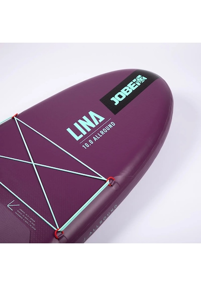Jobe Lina Sup Board 10.0 Seti - Mor - Taşıma Kapasitesi: 90 Kg - Kürek Sörfüne Güvenli Ve Konforlu Bir Başlangıç