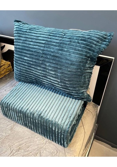 Merinos Peluş Nevresim Takımı Tek Kişilik Petrol Yeşili