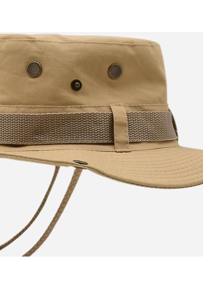 Külah Camel Outdoor Şapka Uv Korumalı Bucket Safari Şapkası - Camel