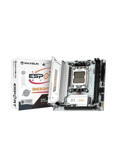 Maxsun Ms-esport B650ıtx Wıfı Ice Ddr5 Hdmı-dp Pcıe 5.0 Am5 Mıtx