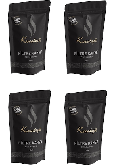 Kocatepe Filtre Kahve Özel Harman 250 Gr X 4 Adet Öğütülmüş