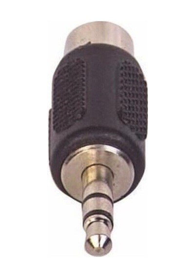 Jack Dönüştürücü - 3.5 Mm Stereo Erkek - 1 Rca Tos Dişi Çevirici Jack