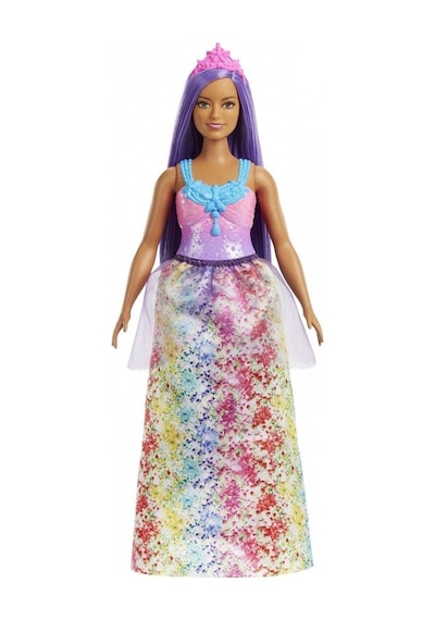 Barbie Dreamtopia Prenses Bebekler Serisi HGR13 HGR17  Mor Saçlı