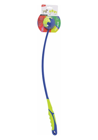 M-pets Hop Top Fırlatıcı Köpek Oyuncağı 68x6.5x6.8 Cm Sarı/mavi