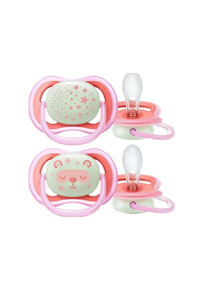 Philips Avent  Ultra Air Karanlıkta Parlayan Emzik 6-18 Ay Pembe