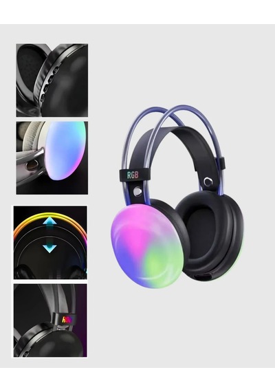 Ergonomik Rgb Bluetooth Kulaklık 3d Ses Yeni Nesil Akyı-335486