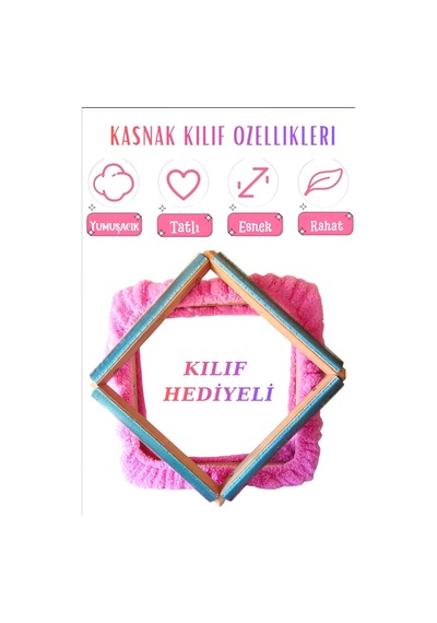 100x80cm Kombinasyon Özellikli Punch Ve Tüm Nakışlara Uygun İğneli/telli Ahşap Kasnak Kılıf Hediye