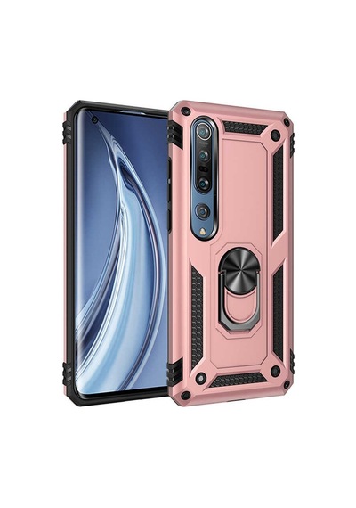 Rba Aksesuar Mi Note 10 Lite Kılıf Rba Vega Kapak - Rose Gold Altın