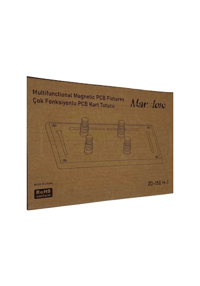 Zd-150h-1 Güçlü Manyetik Alüminyum Tabanlı Pcb Tutucu