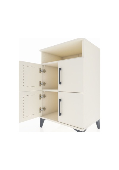 Hyperion Komodin 2 Raflı 4 Kapaklı 60x44x96 Aytaşı-aytaşı Aytaşı