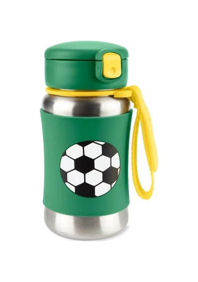 Atyticaret Zoo Pipetli Paslanmaz Çelik Suluk 350 Ml Futbol Çok Renkli