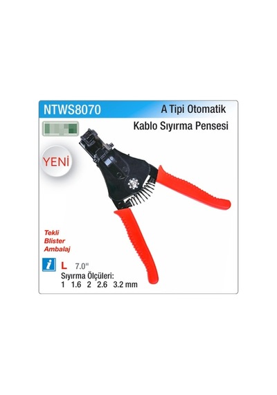 A Tipi Otomatik Kablo Sıyırma Pensesi