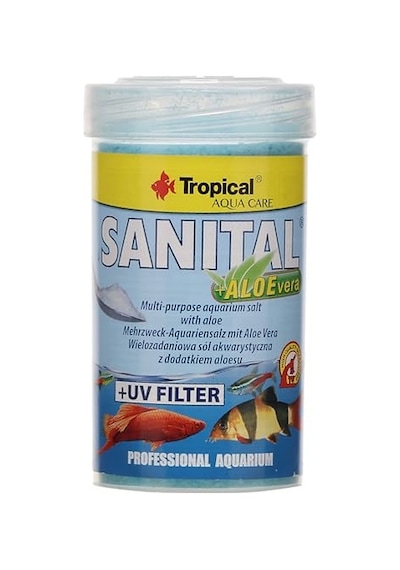 Tropical Sanital +alovera 100ml Akvaryum Tuzu
