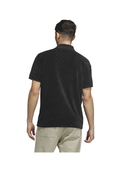 Black Adidas Erkek Golf Polo Yaka T-shirt Knit Ss Polo Kg9985 Siyah