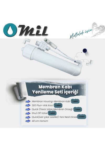 Mil Membran Yenileme Kiti Membran Kabı
