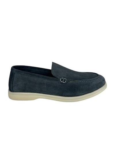 Kemal Tanca 852 661 Erkek Hakiki Deri Loafer Ayakkabı Mavi